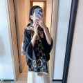 Gucci GG Monogram Warm Black Woolen Stole-thumb-0