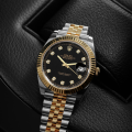 Rolex Datejust 41 Black Diamond Dial Steel and 18K Yellow Gold 126333-10DIBABLK-thumb-4