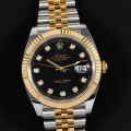 Rolex Datejust 41 Black Diamond Dial Steel and 18K Yellow Gold 126333-10DIBABLK-thumb-6