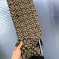 Coach Signature Light Brown C Border Stole-thumb-0