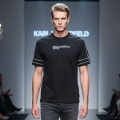 Karl Lagerfeld Black Premium Quality T-shirt-thumb-0