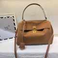 Balenciaga Rodeo Suede Brown Shoulder Bag-thumb-0