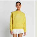 Tory Burch Yellow Embroidered Women Sweatshirt-thumb-0
