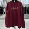 Balmain Paris Golden Logo Maroon Sweatshirt-thumb-2