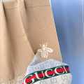 Gucci GG Monogram Bee Warm Beige Woolen Stole-thumb-1