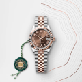 Rolex Datejust en Rolesor Everose – combinaison d’acier Oystersteel et d’or Everose, M278271-0004-thumb-1