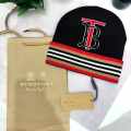 Burberry Black Cashmere Beanie-thumb-0