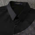 Louis Vuitton Monogram Black Premium Cotton Shirt-thumb-3