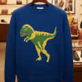 Coach Blue Dinosaure Print Pullover-thumb-2