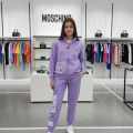 Moschino Purple Premium Quality Winter Tracksuit-thumb-0