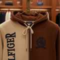 Tommy Hilfiger Cream & Brown Premium Quality Hoodie-thumb-2