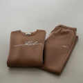 Karl Lagerfeld Brown Premium Co-ord Set-thumb-2