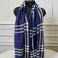 Burberry Check Cashmere Blue Stole-thumb-0
