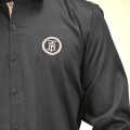 Burberry Embroidered Logo Black Premium Quality Shirt-thumb-4