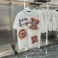 Louis Vuitton White Embroidery Logo Premium Baggy Fit T-shirt-thumb-1