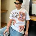 Louis Vuitton White Embroidery Logo Premium Baggy Fit T-shirt-thumb-0