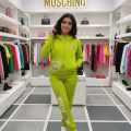 Moschino Light Green Premium Quality Winter Tracksuit-thumb-3