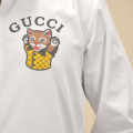Gucci Cat Print White Premium Shirt-thumb-4