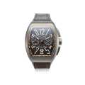 Franck Muller Vanguard Chronograph, Ref V 45 CC DT, Men’s, Titanium, Leather Strap-thumb-0