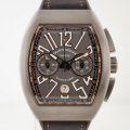 Franck Muller Vanguard Chronograph, Ref V 45 CC DT, Men’s, Titanium, Leather Strap-thumb-4