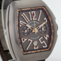Franck Muller Vanguard Chronograph, Ref V 45 CC DT, Men’s, Titanium, Leather Strap-thumb-7