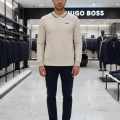 Hugo Boss Cream Premium Quality Full Sleeves Tees-thumb-2