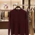 Burberry Wine Premium Exclusive Full Sleeves Round Neck T-shirt-thumb-1