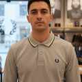 Fred Perry Embroidered logo Grey Premium T-shirt-thumb-0