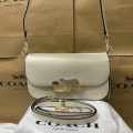 Coach Harper White Saddle Shoulder Bag-thumb-0