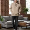 Coach Beige Premium Quality Hoodie-thumb-4