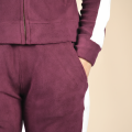 Zara Wine & White Premium Quality Tracksuit-thumb-4