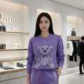 Dior Purple Premium Quality Tracksuit-thumb-0
