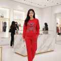 Dior Red Premium Quality Winter Tracksuit-thumb-1