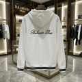 Balmain White Premium Quality Hoodie-thumb-3