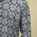 Coach Monogram Printed Grey Premium Shirt-thumb-4