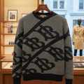 Burberry Grey Authentic Quality Pullover-thumb-3