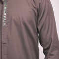Balmain Brown Premium Luxury Cotton Shirt-thumb-4