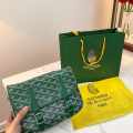Goyard Green Premium Quality Pouch-thumb-0