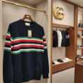 Gucci Embroidery Blue cotton Sweatshirt-thumb-2