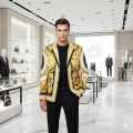 Versace Imported Yellow Premium Quality Blazer-thumb-3