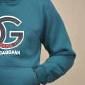 Dolce & Gabbana Turquoise Premium Quality Hoodie-thumb-4