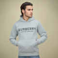 Burberry Grey Premium Quality Hoodie-thumb-1