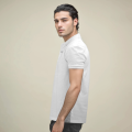 Burberry White Premium Quality Polo Tees-thumb-2