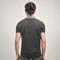 Burberry Black Premium Quality Polo Cotton T-shirt-thumb-3
