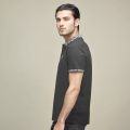 Burberry Black Premium Quality Polo Cotton T-shirt-thumb-2