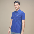 Burberry Embroidered logo Blue Premium T-shirt-thumb-0
