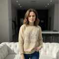 Armani Exchange Cream Premium Quality Sweatshirt-thumb-0