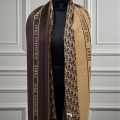 Christian Dior Brown Premium Quality Woollen Stole-thumb-0