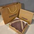 Burberry Check Cashmere Brown Stole-thumb-1