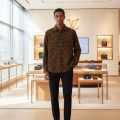 Louis Vuitton Monogram Brown Premium Cotton Shirt-thumb-2